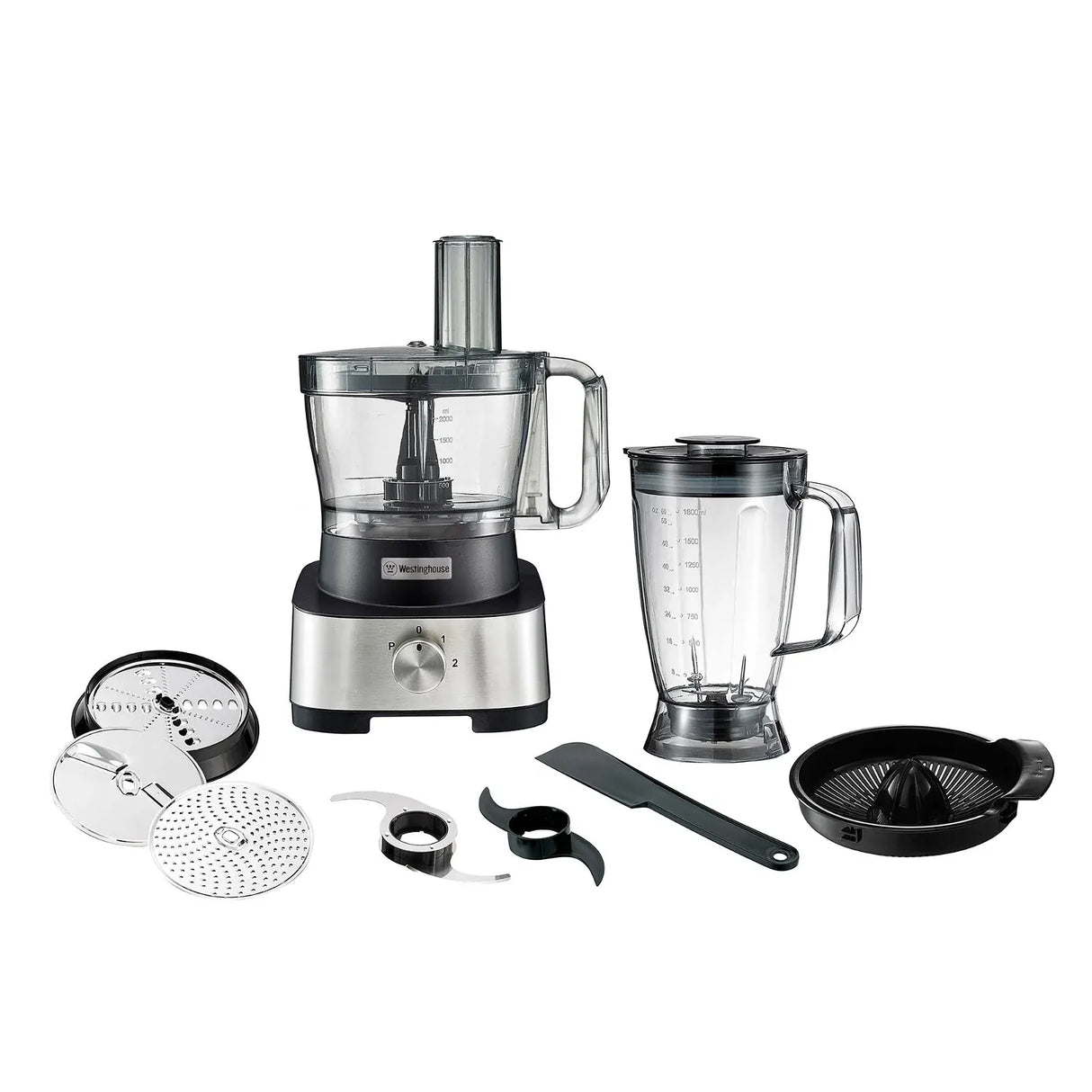 Westinghouse WHFPR01SS XL 3.5L Food Processor Black/Stainless Steel 1000W