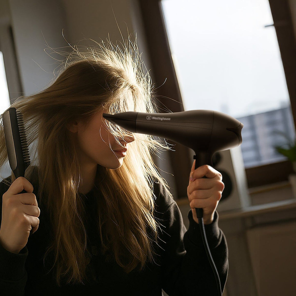 Westinghouse 2400W Ionic Anti-Frizz Hair Dryer with Cold Shot - WHHD01G