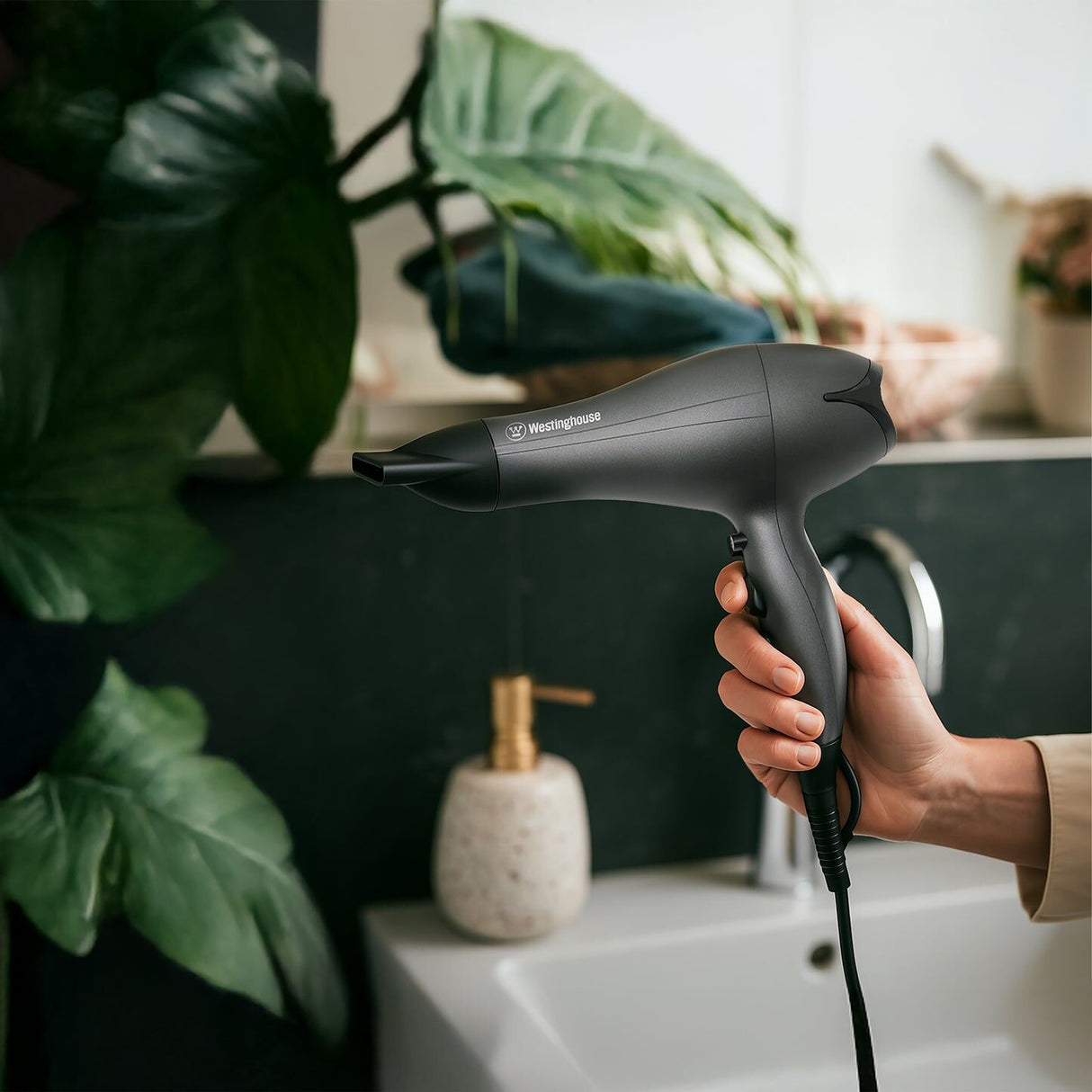 Westinghouse 2400W Ionic Anti-Frizz Hair Dryer with Cold Shot - WHHD01G