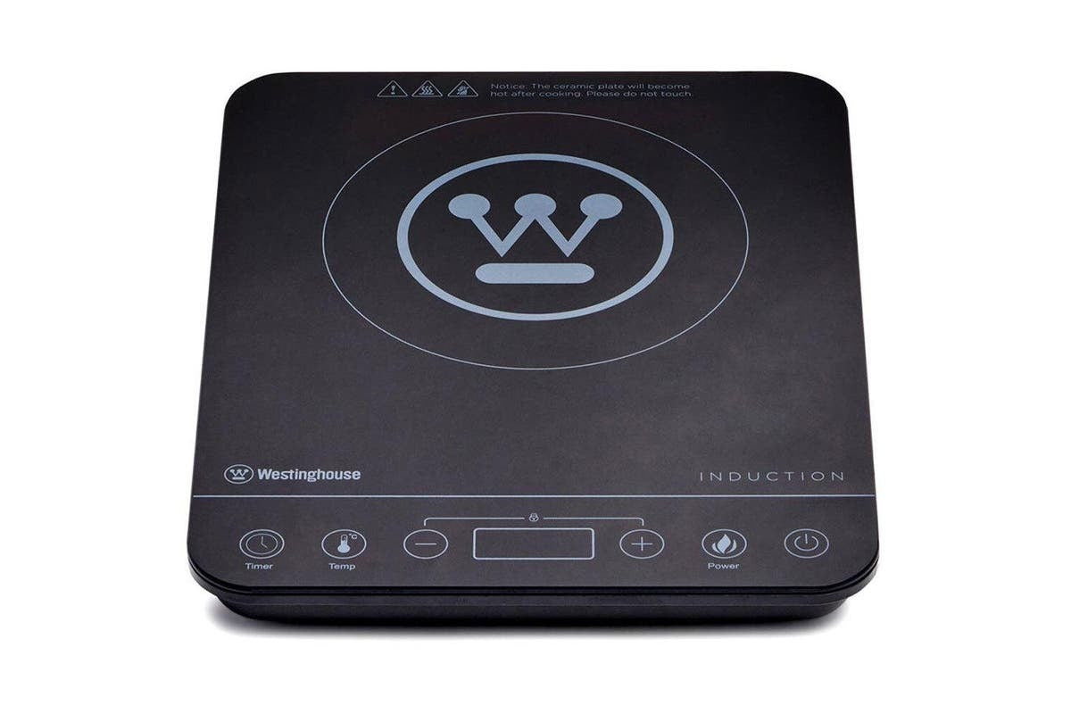 Westinghouse Electric 2000W Slimline Portable with LED Display Induction Cooktop - WHIC01K