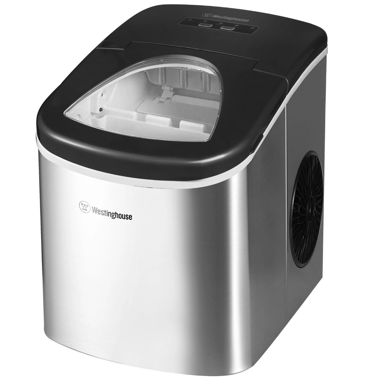 Westinghouse Ice Maker 12kg 1.3L Portable Stainless Steel Countertop Machine (WHIM01SS)