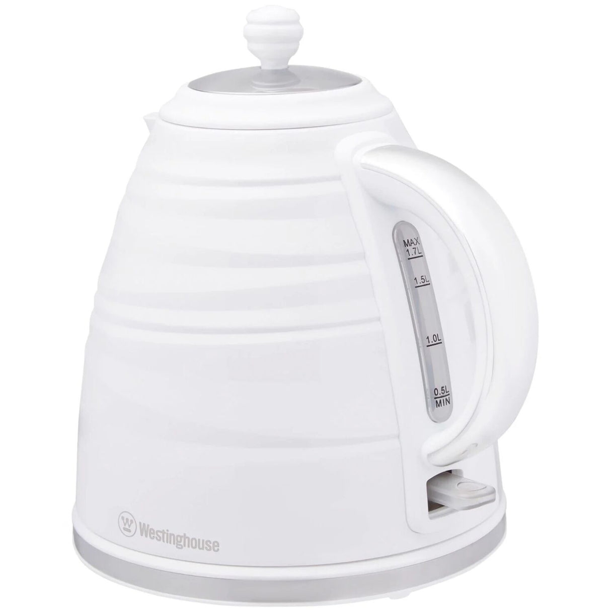 Westinghouse 1.7L Kettle & Toaster Set - White (WHKTPK07W)