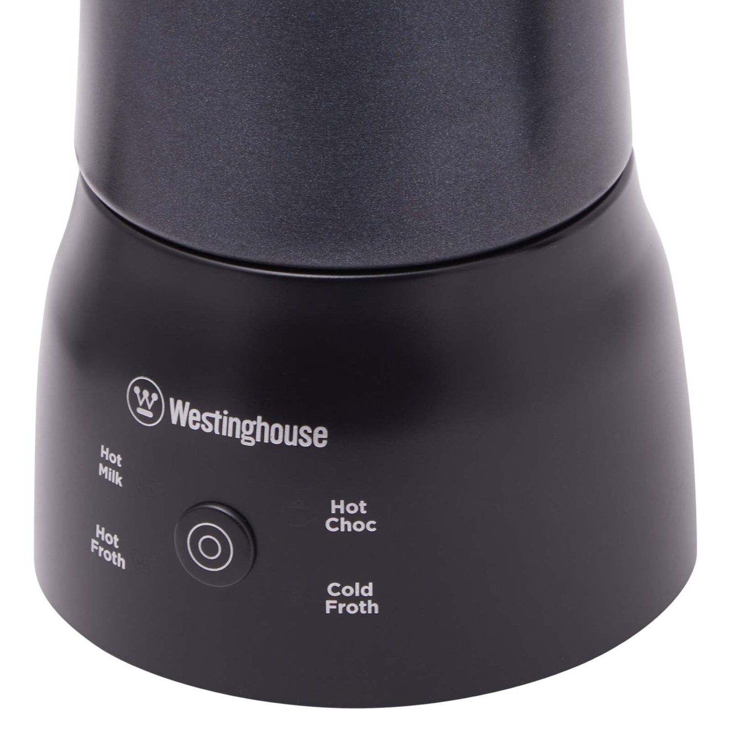 Westinghouse Milk Frother - Black - 250ml Capacity - Induction Tech - WHMF03K