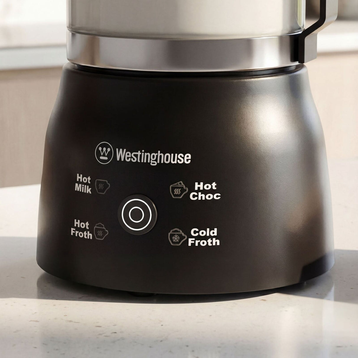 Westinghouse 300ml Glass Milk Frother (WHMF04GL)