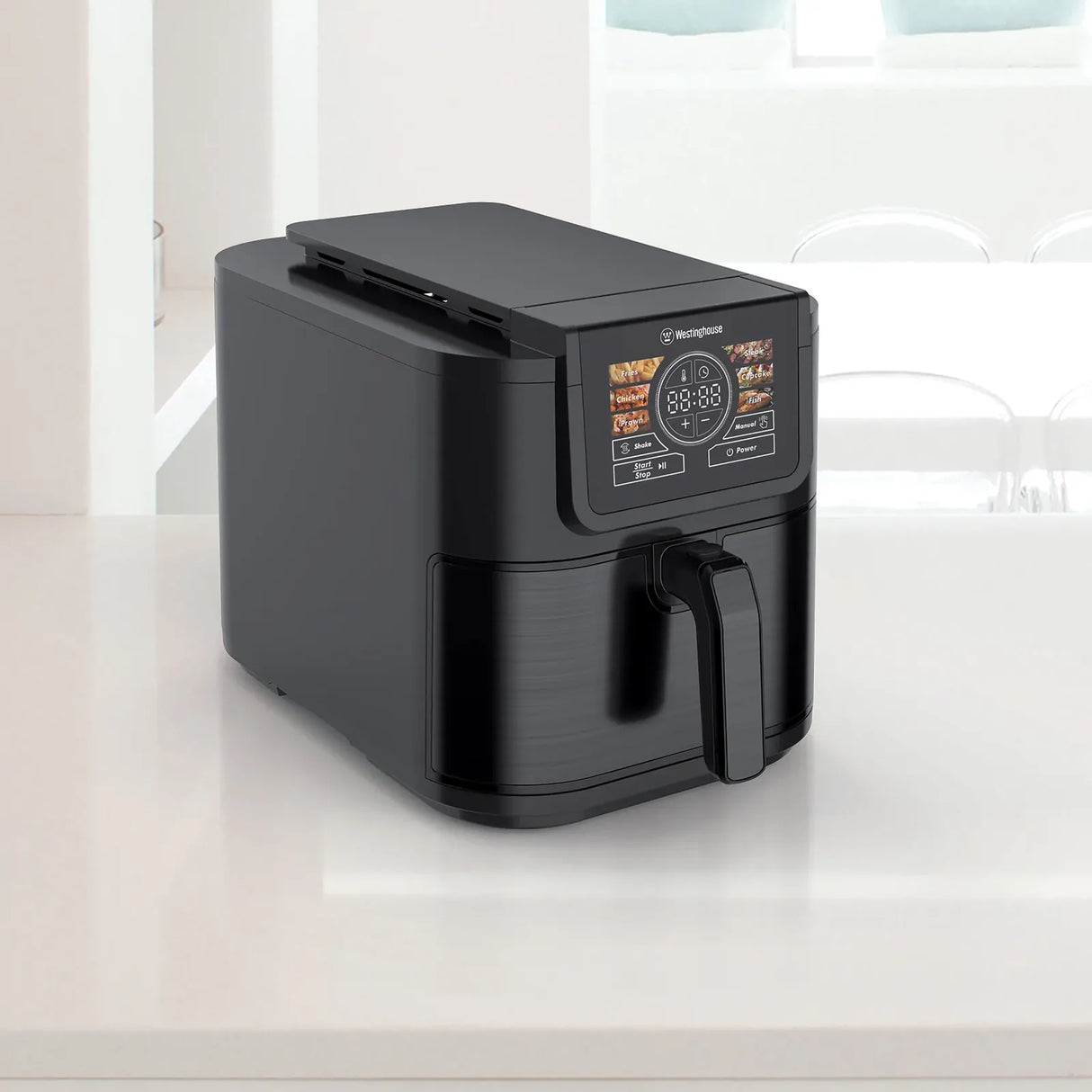 Westinghouse XL Air Fryer Smart Logic 1700W 8L in Black Stainless Steel - WHOF12KS