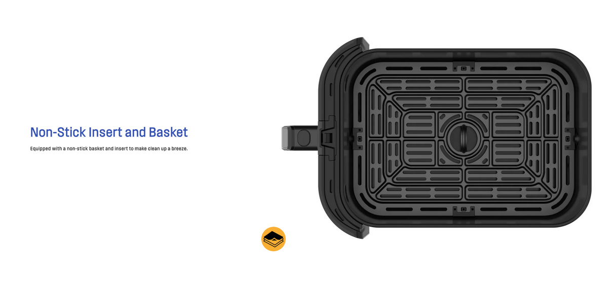 Westinghouse XL Air Fryer Smart Logic 1700W 8L in Black Stainless Steel - WHOF12KS