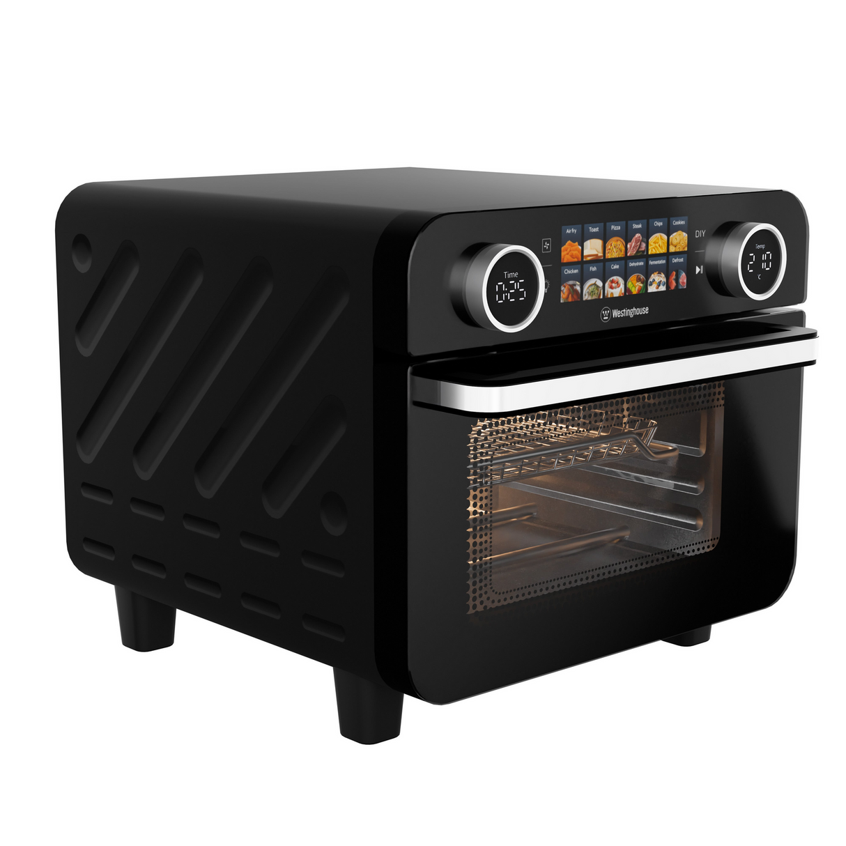 Westinghouse 25L Digital Air Fryer Oven 2200W w/ Touch Control in Black (WHOV03K)