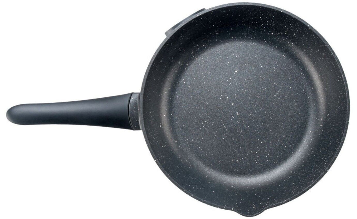 Westinghouse Electric Non-Stick Skillet Pan 26cm Black w Pouring Spout - WHSK01K