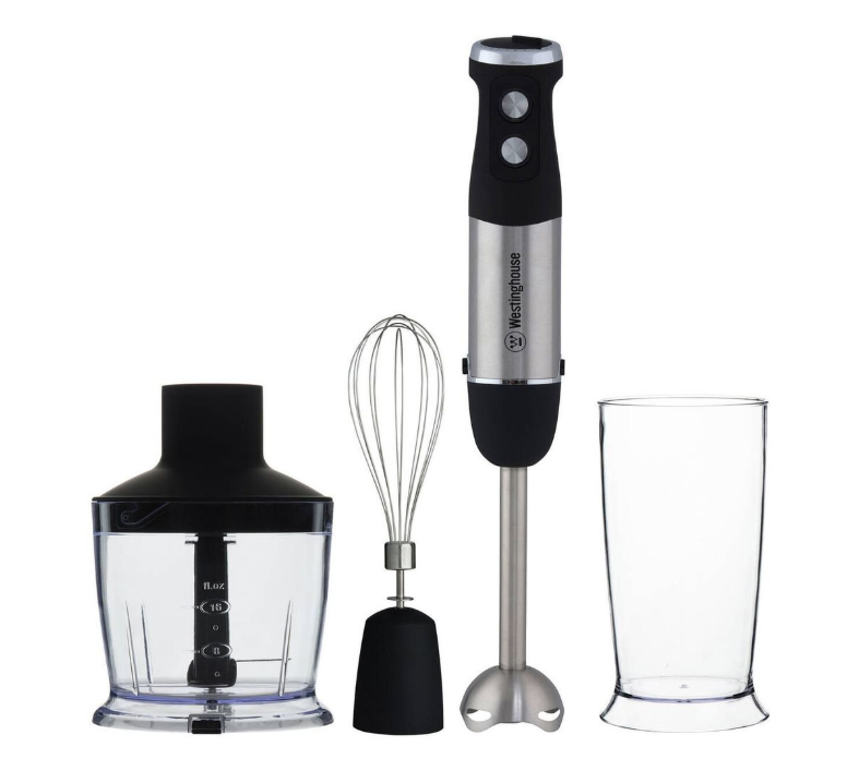 Westinghouse Stainless Steel Handheld Stick Mixer 800W Speed Control - WHSM02SS