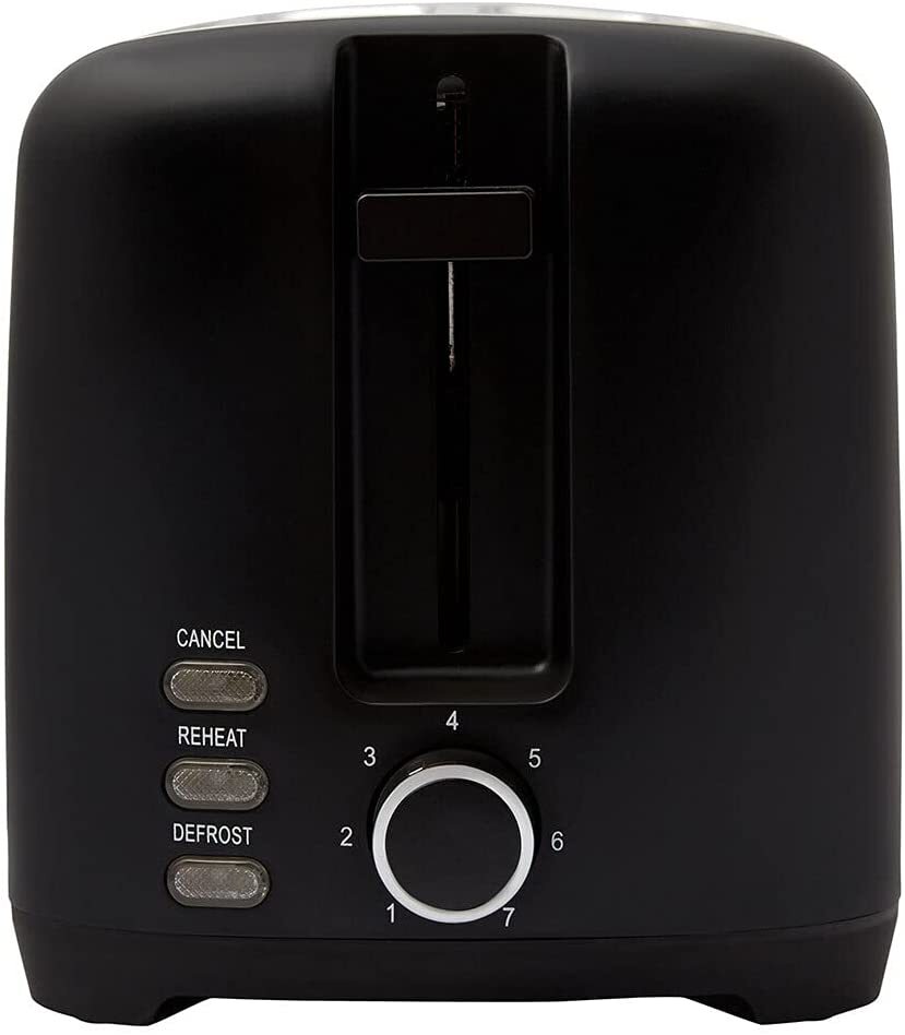 Westinghouse 2 Slice Extra Wide Toast/Bagel Defrost/Reheat/Cancel Toaster Black - WHTS2S06SS