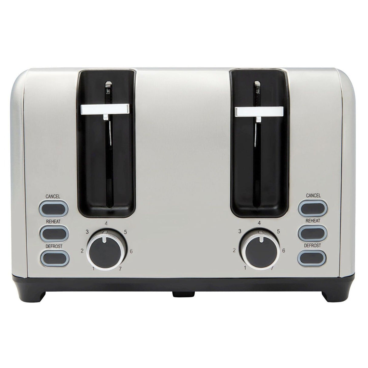Westinghouse Electric Kitchen Benchtop Bread Toaster Stainless Steel 4 Slice - WHTS4S08SS