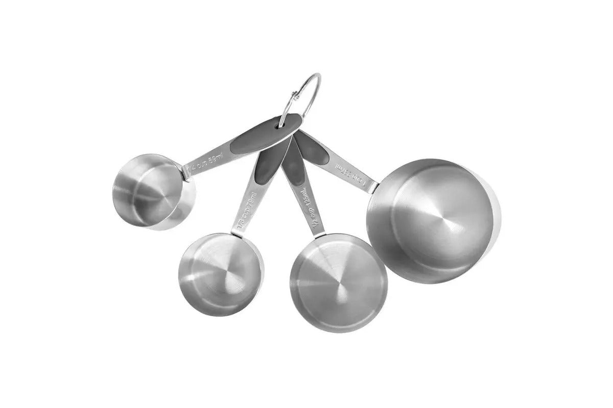 8pc Westinghouse Stainless SteelCan Opener/Garlic Crusher/Measuring Spoons/Cups - WHUTLS03K