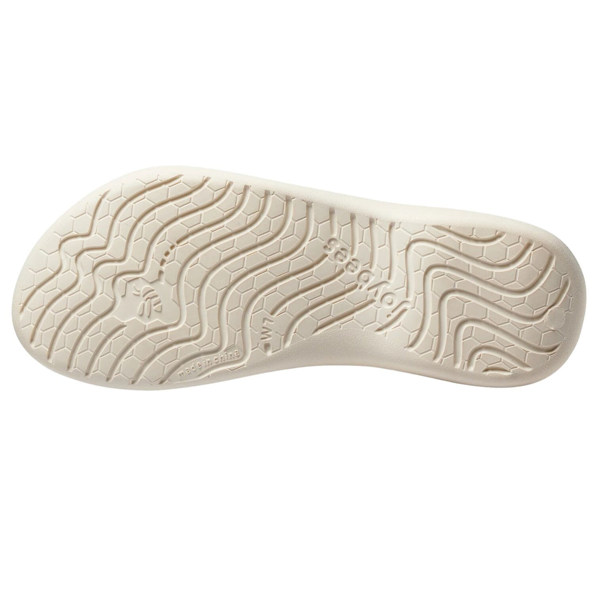 Joybees Womens Lakeshore Swiftwater Sandals Flip Flops Thongs in Solid Bone