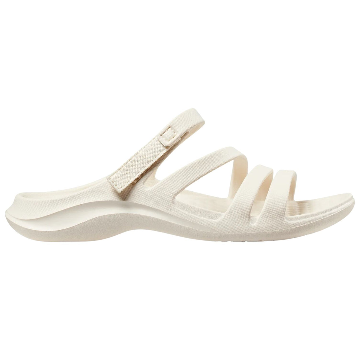 Joybees Womens Lakeshore Swiftwater Sandals Flip Flops Thongs in Solid Bone