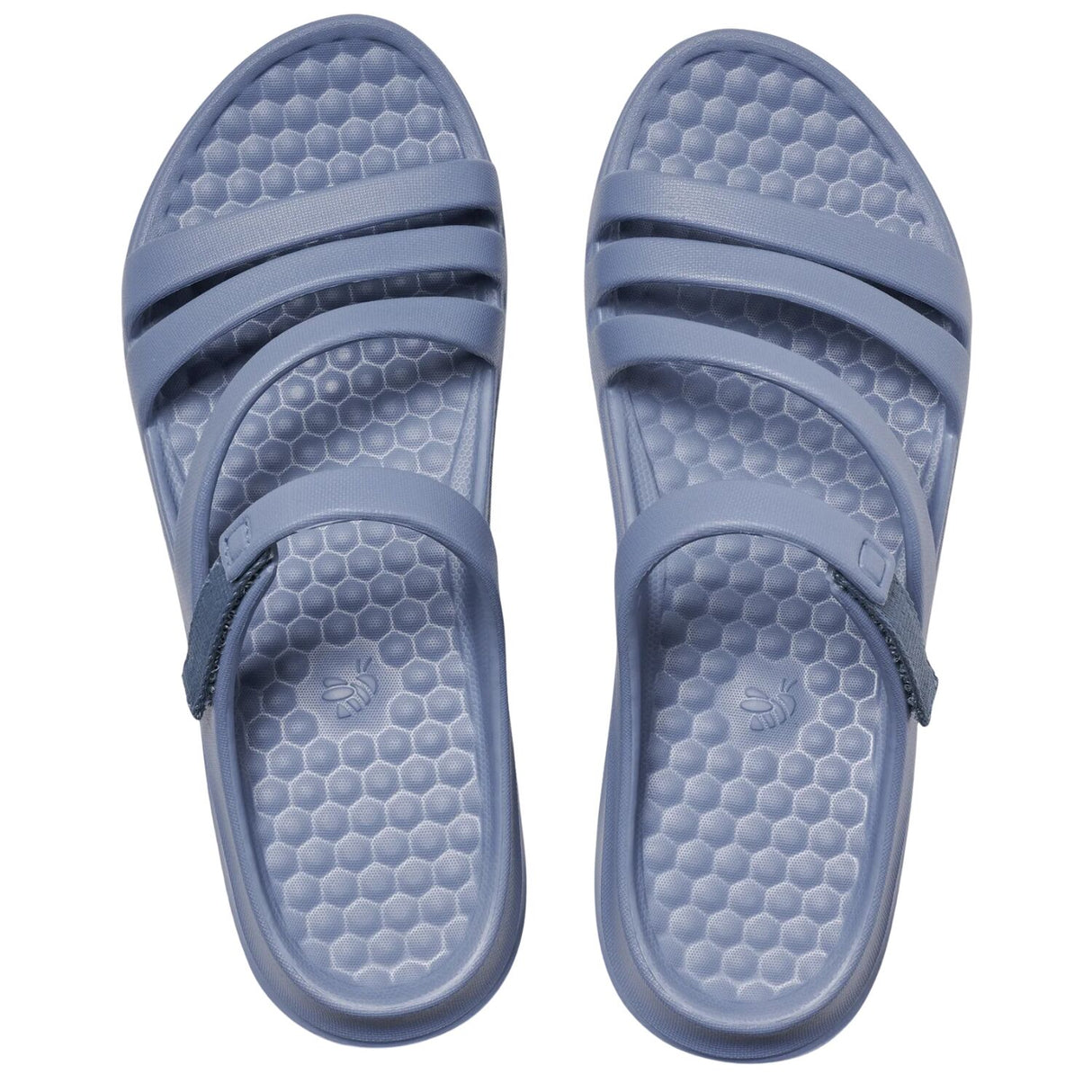 Joybees Womens Lakeshore Sandal Lightweight Waterproof Adjustable Strap in Solid Ocean