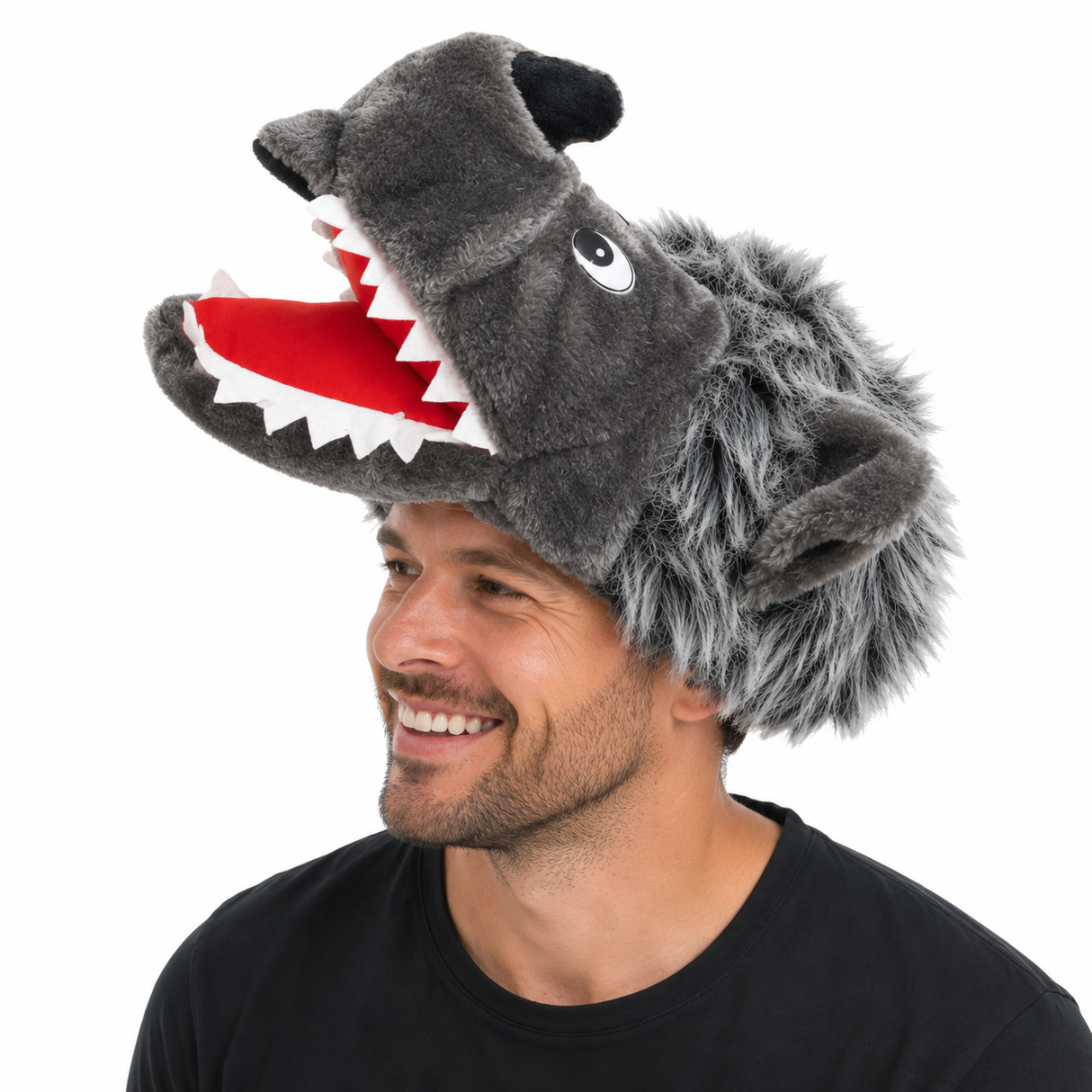 Wolf Animal Hat - Adult/Kids (Halloween Costume & Fancy Dress)