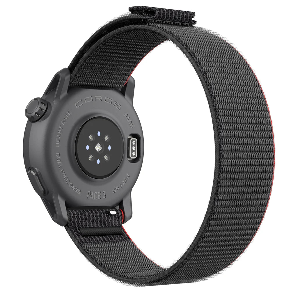 Coros Pace 3 GPS Sport Watch in Ink with Silicone Band