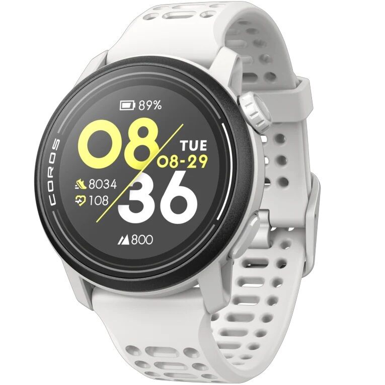 Coros Pace 3 GPS Sport Watch in White with Silicone Band