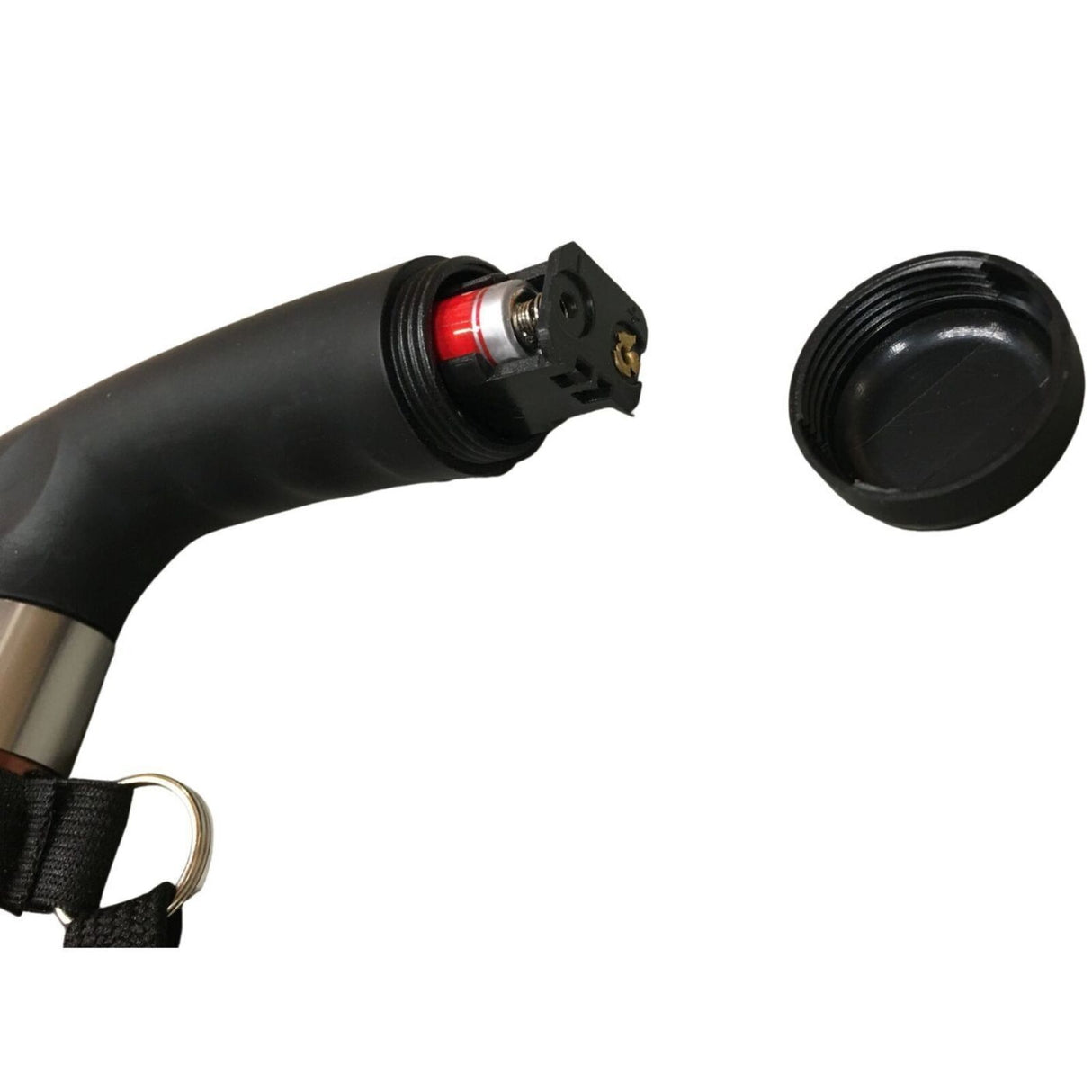 Walking Stick Cane Folding With Light LED Strap Handle Metal Adjustable - 4 Legs