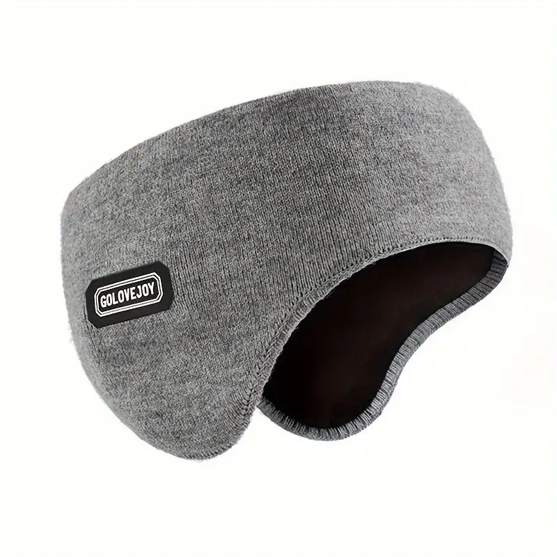 Warm Mens Winter Earmuffs Ear Cover Protection Running Headband in Grey