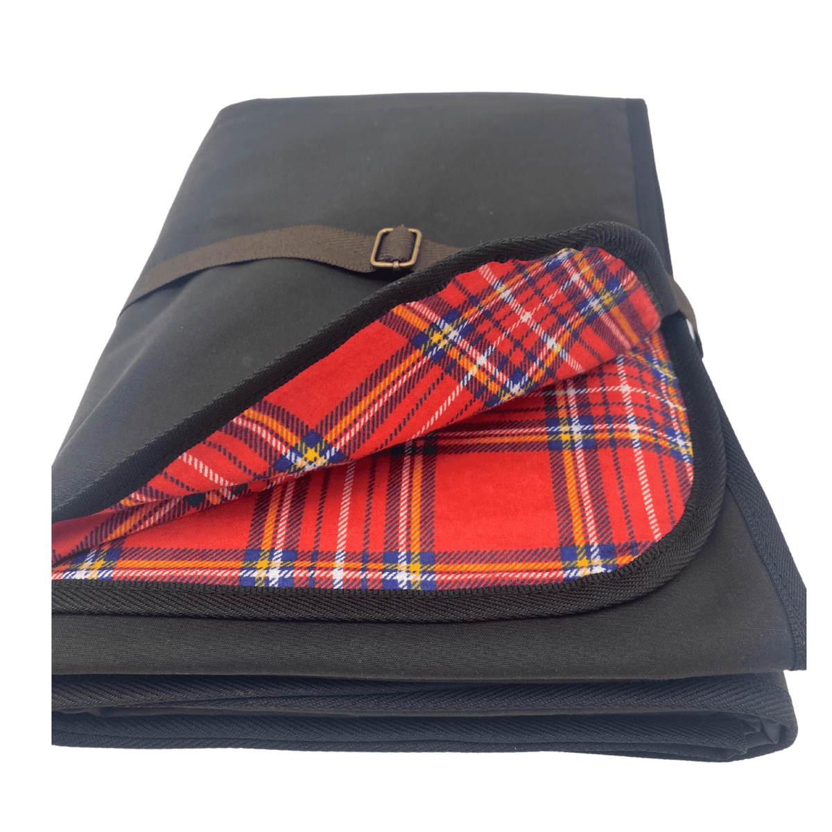 Jacaru 8003XL Giant 100% Cotton Oilskin Picnic Blanket - Dark Brown (Water Resistant Made in Australia)