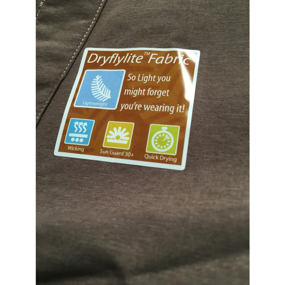 ExOfficio Dryflylite Top T Shirt Long Sleeve Womens T Shirt UV Protection in Acorn