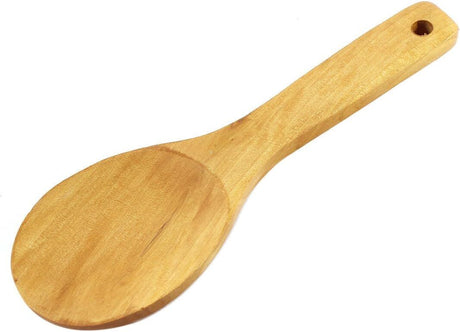 26cm Wooden Spoon Straight Handle Rice Spoon Wood