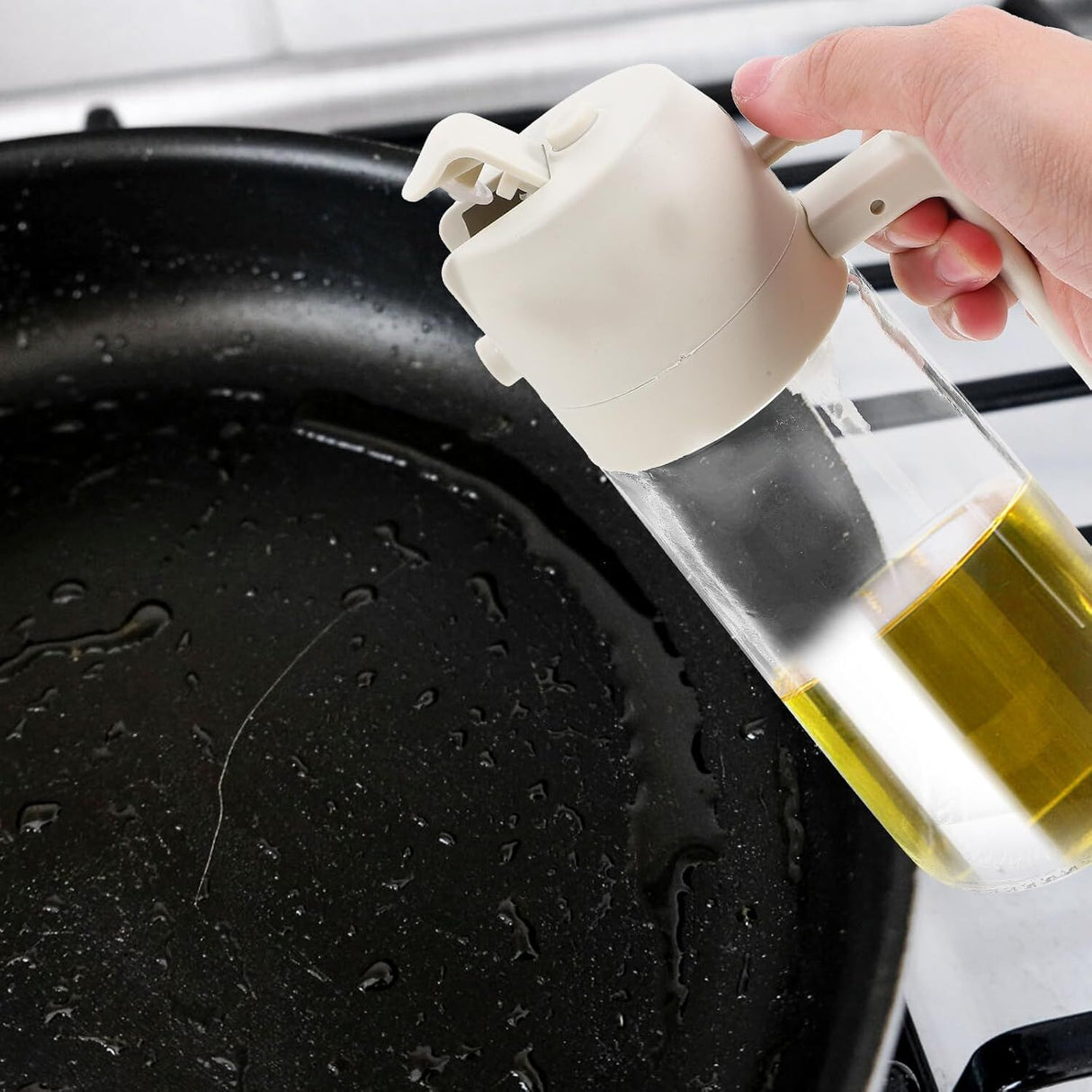 500ml Glass Olive Oil Sprayer Bottle in Assorted Colours