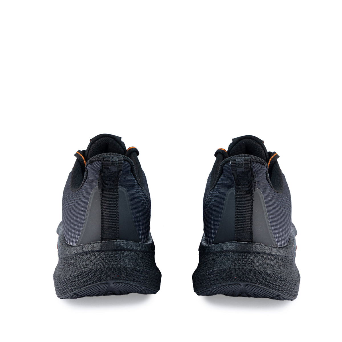 Sfida Zephyr Mens Performance Runners - Black/Dark Orange (Running Shoes/Sneakers)