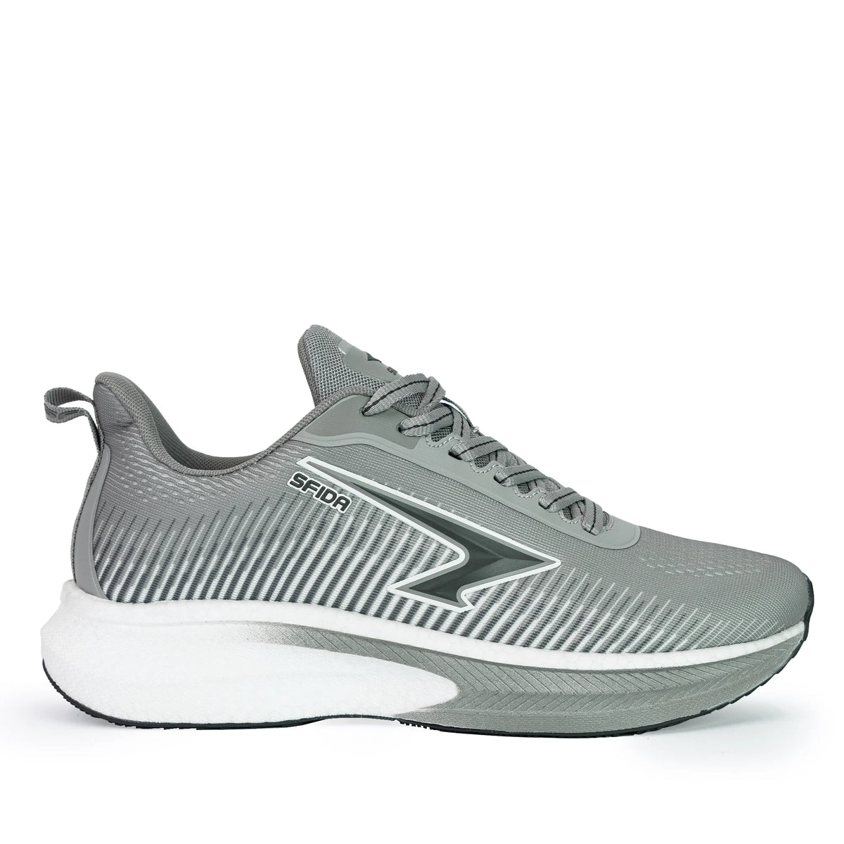 Sfida Zephyr Mens Performance Runners - Grey (Running Shoes/Sneakers) - GREY