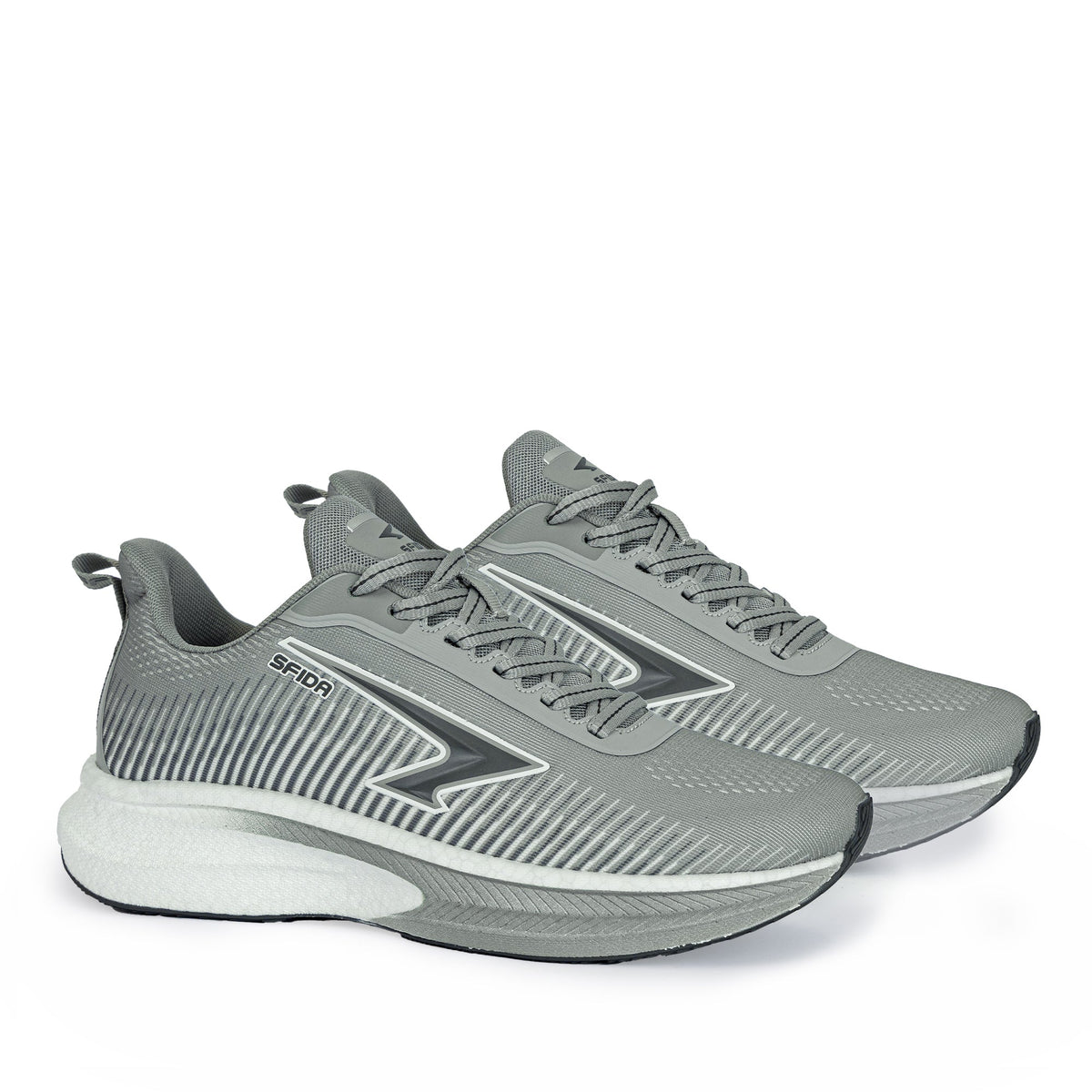 Sfida Zephyr Mens Performance Runners - Grey (Running Shoes/Sneakers)