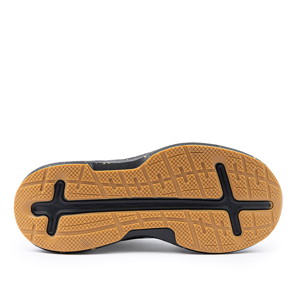 Sfida Zyric Boys Lace Up Runners - Black/Gold (Kids Sneakers/Shoes)