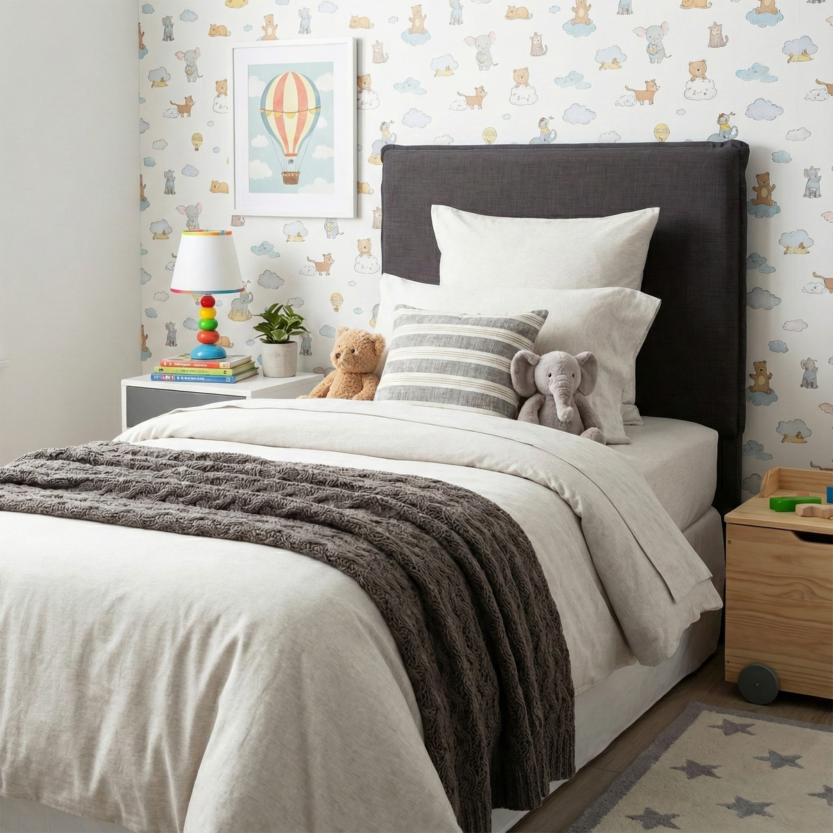 Renee Taylor Comfort T's Organic Cotton Jersey Quilt Cover Set - Ecru (OEKO-TEX Certified)