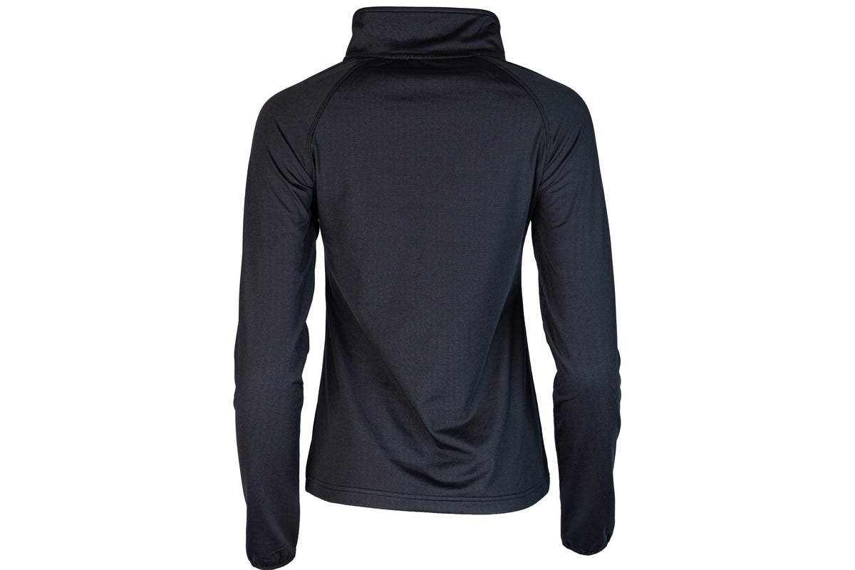 Sfida Primrose Womens Performance Jacket - Black (Reflective Zip Up Activewear)