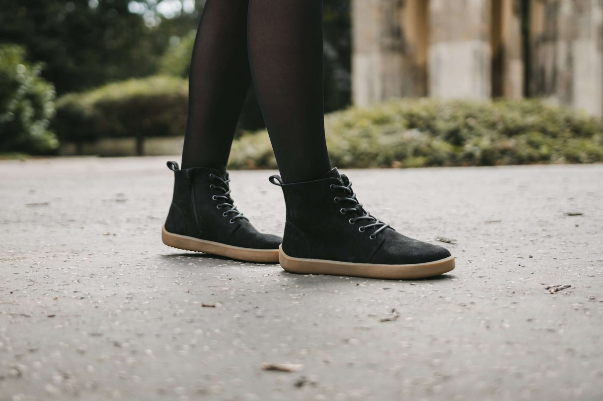 Be Lenka Unisex Atlas Nappa Leather Barefoot Shoes - Matte Black
