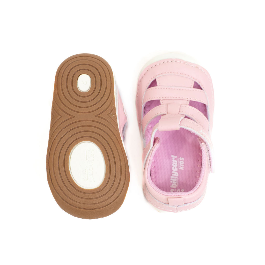 Billycart Phoebe Girls First Walker Sandals - Light Pink (Baby & Toddler Shoes)