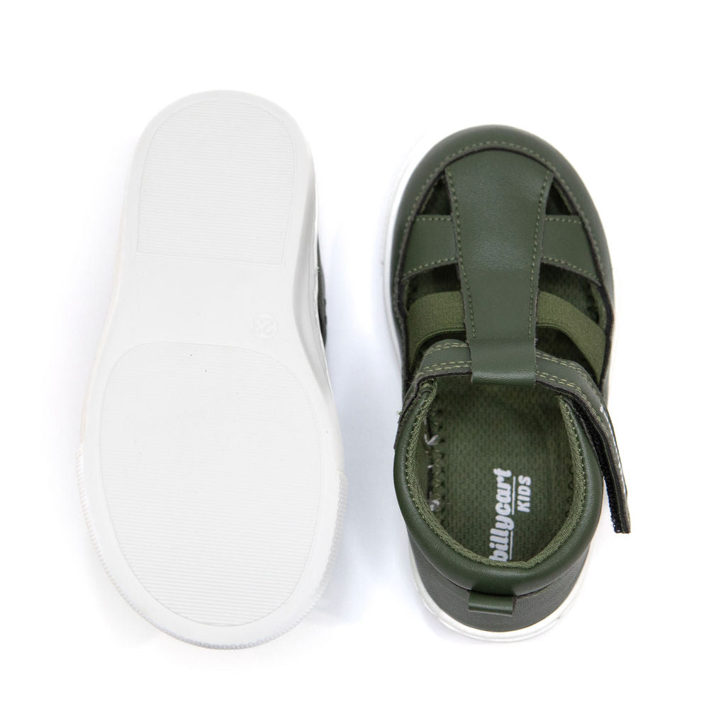 Billycart Morgan Kids Wide-Fit Sandals - Green (Toddler Shoes)