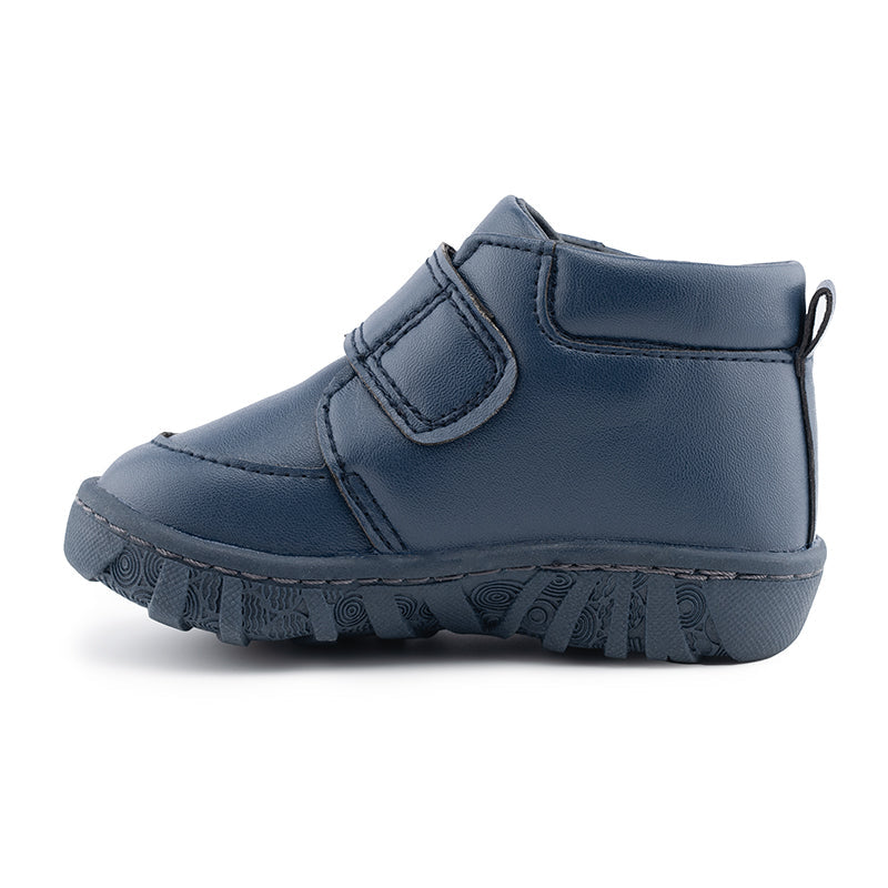 Billycart River Kids Wide-Fit First Walker Boots - Navy Blue (Baby & Toddler Shoes)
