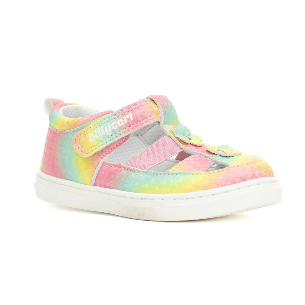 Billycart Amelia Girls Wide-Fit Sandals - Rainbow (Toddler Shoes)
