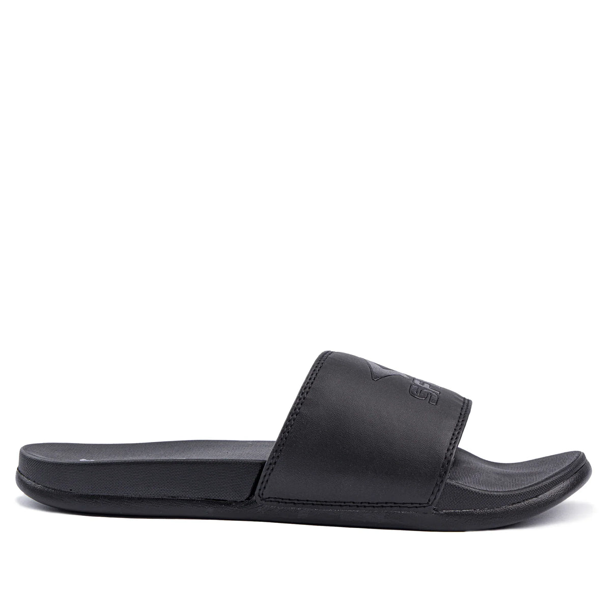 Sfida Laze Mens Slides - Black (Slip On Sandals) - BLACK