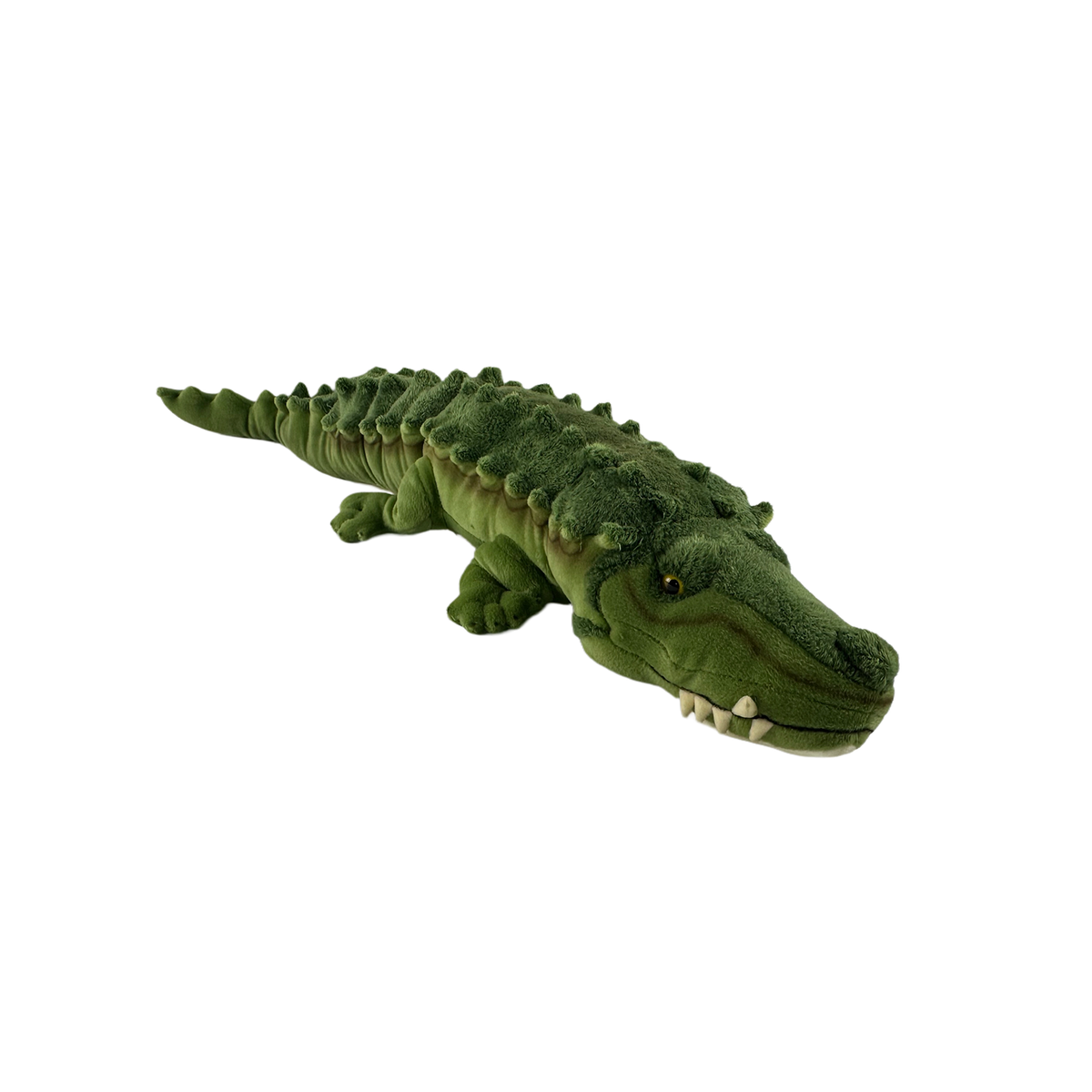 Bocchetta Agro 80cm 2kg Weighted Crocodile Doorstop Plush Toy - Green (Australian Stuffed Animal Souvenir Gift)