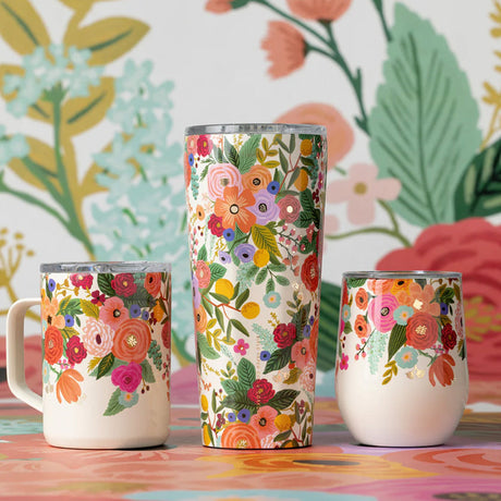 Corkcicle Mug - 500ml Rifle Paper - Garden Party Cream