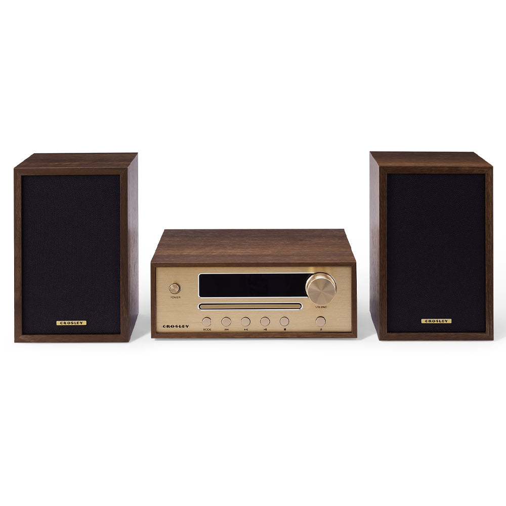 Crosley Parker Radio CD Player - Walnut