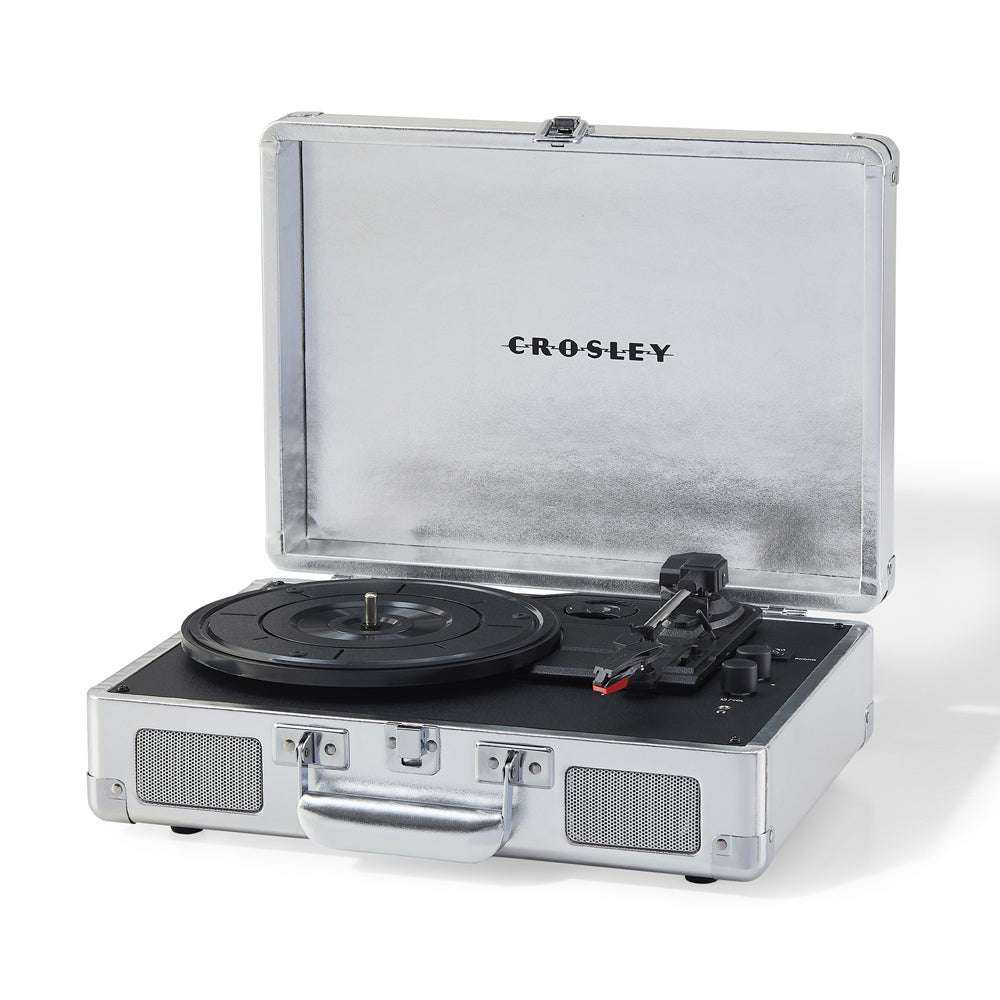 Crosley Cruiser Bluetooth Portable Turntable - Silver