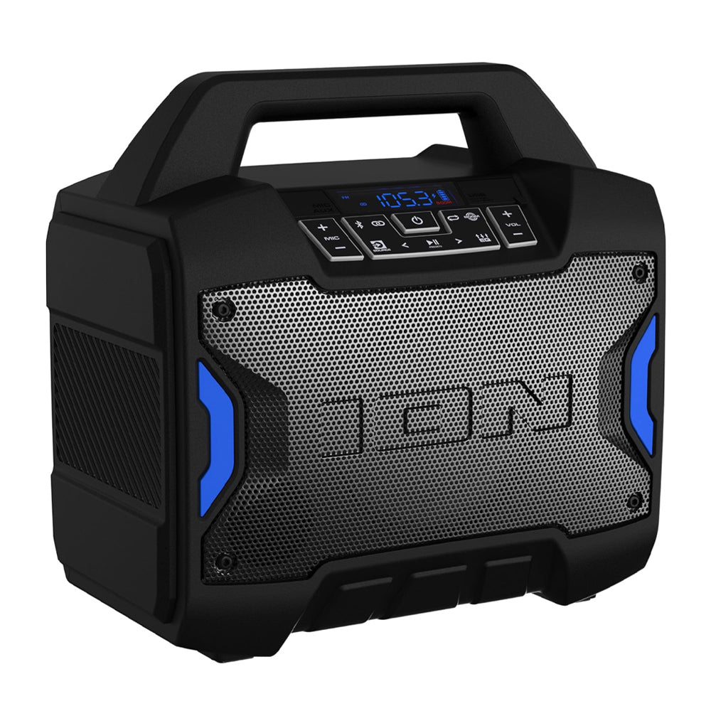 ION Audio Tailgater TD Portable Bluetooth Speaker - Black