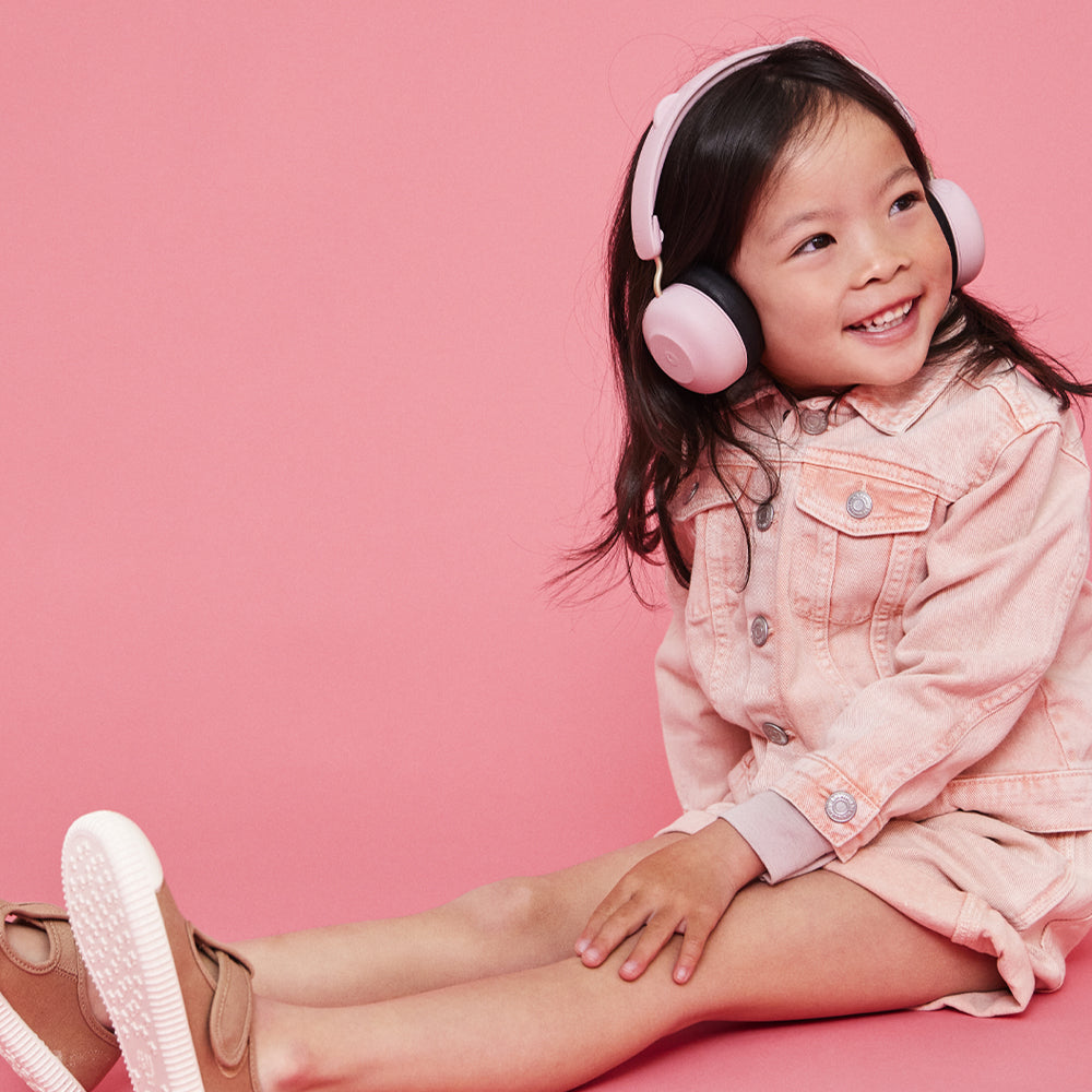Kreafunk Kids Buzz Junior Bluetooth Headphones - Dusty Rose