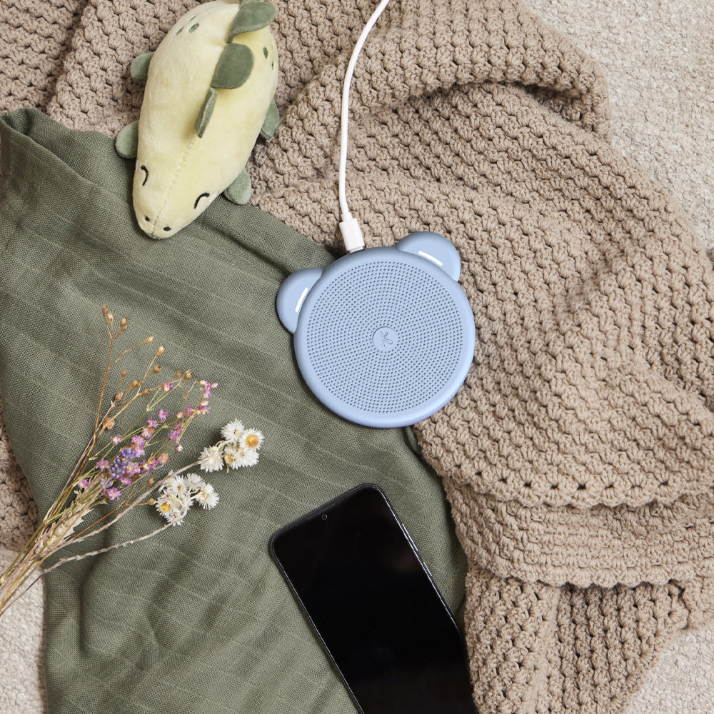 Kreafunk Kids Paddy Wireless Qi Charger 15W - Cloudy Blue