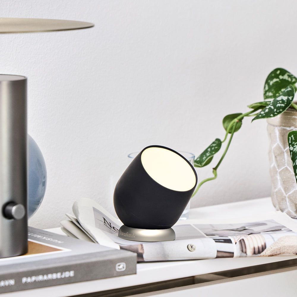 Kreafunk Beam Lamp, Portable And Rechargeable - Black