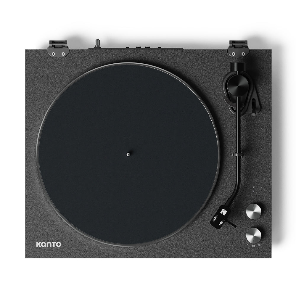 Kanto OBI3 Turntable with Bluetooth 5.3, Preamp, and Pitch Control - Matte Black