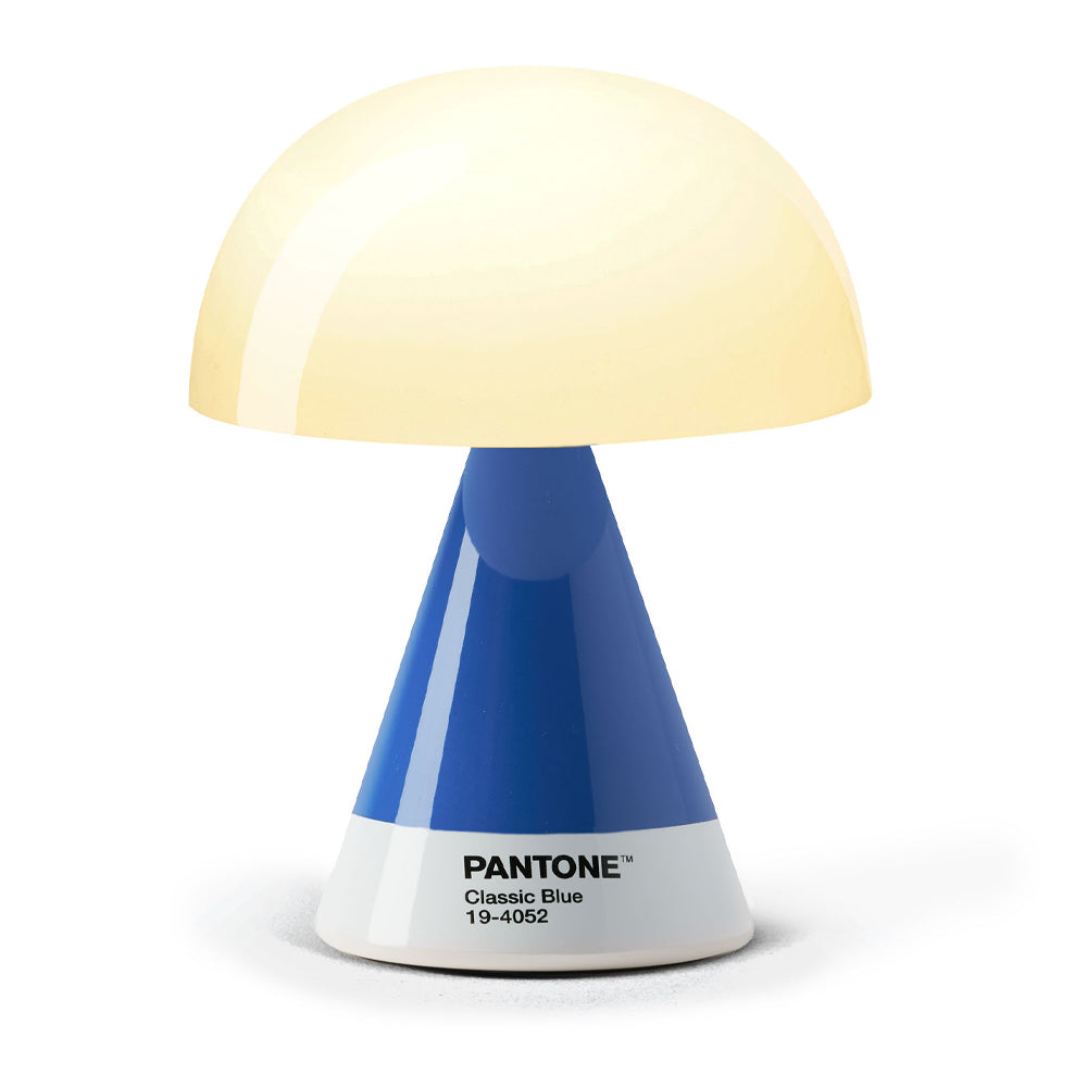 Lexon GIFT Set PANTONE - Blue - Includes Mino+ Mini Speaker, Flip Classic Clock, Mina M Lamp, Thykho 3 Speaker